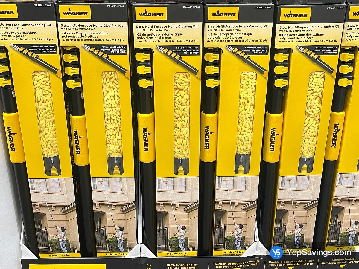 Costco WAGNER CLEANING KIT 5 PIECE SET - Canada (ITM 1874686)