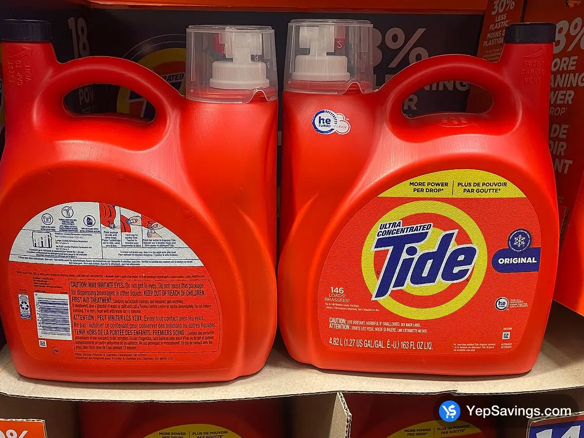 TIDE ORIGINAL 146 WASHLOADS ITM 2458554 at Costco