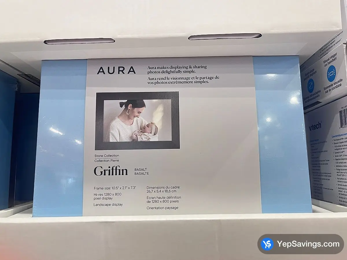 Costco AURA GRIFFIN STONE DIGITAL FRAME 10.1 in . - Canada (ITM 4464230)