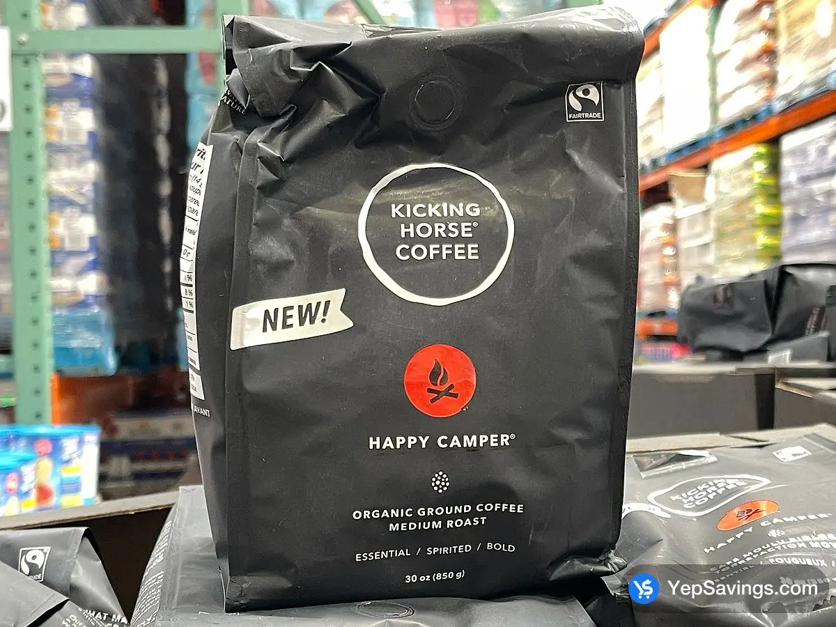 Costco KICKING HORSE COFFEE HAPPY CAMPER GROUND 850G - Canada (ITM 7652410)
