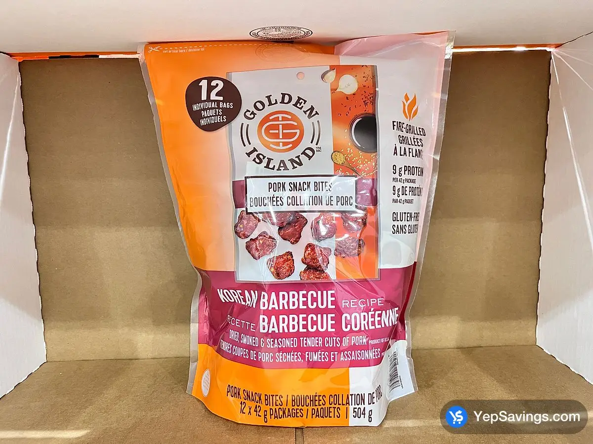 Costco GOLDEN ISLAND KOREAN 12 x 42 g - Canada (ITM 1699199)