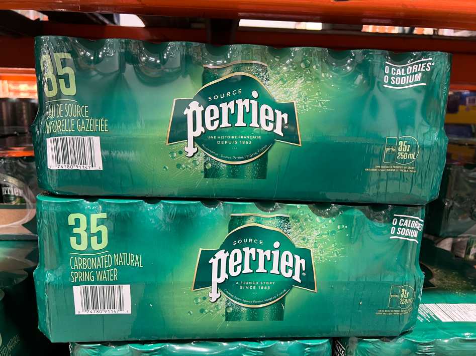 PERRIER SLIM CANS 35 x 250 mL ITM 329712 at Costco