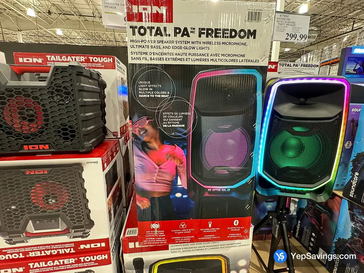 ION TAILGATER TOUGH SPEAKER ITM 1793338 at Costco