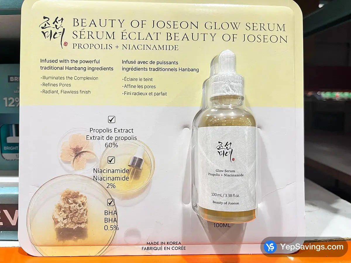 Costco BEAUTY OF JOSEON GLOW SERUM 100 mL - Canada (ITM 1863711)
