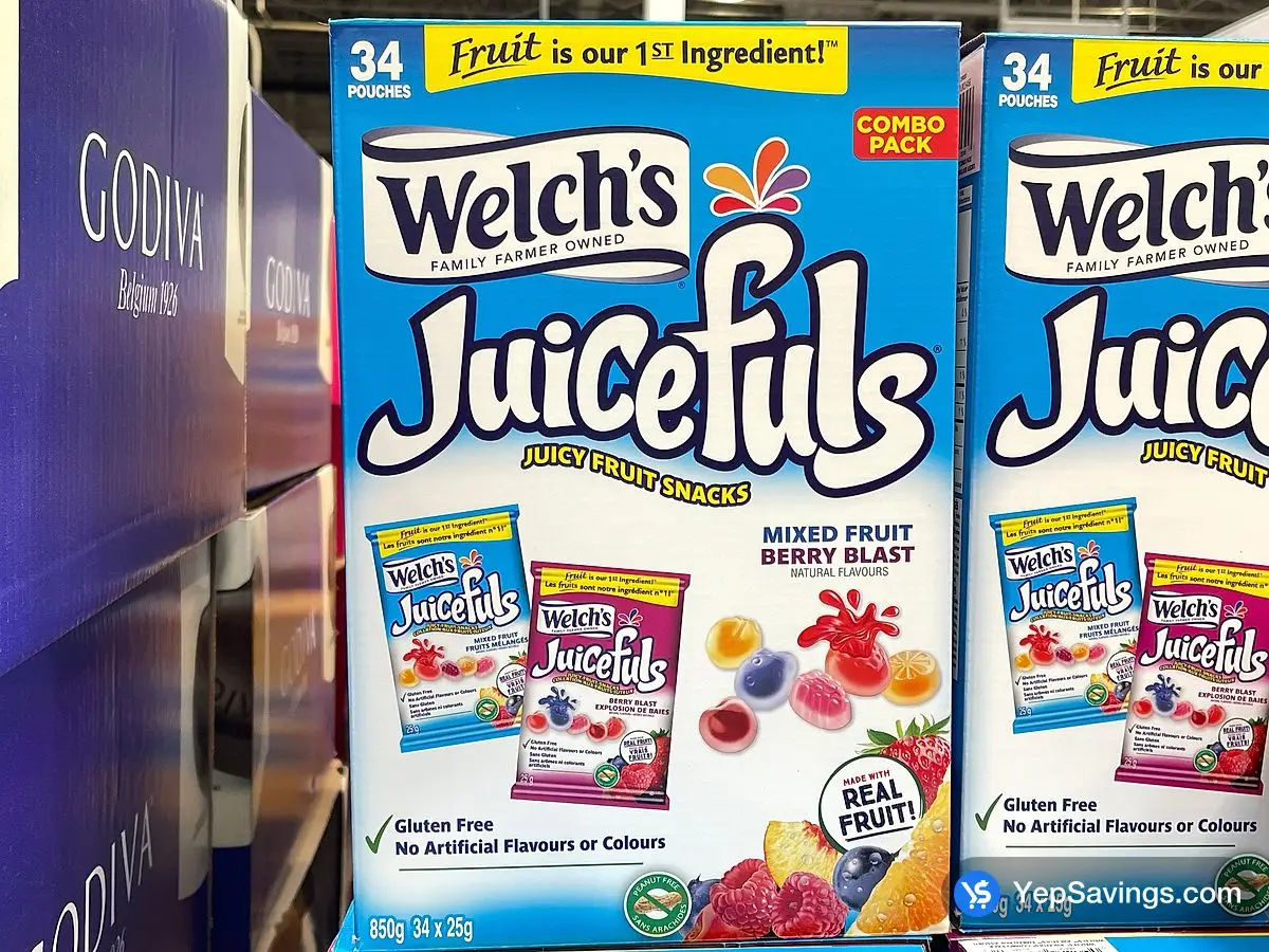 Costco WELCH'S JUICEFULS 34 x 25 g - Canada (ITM 1598581)