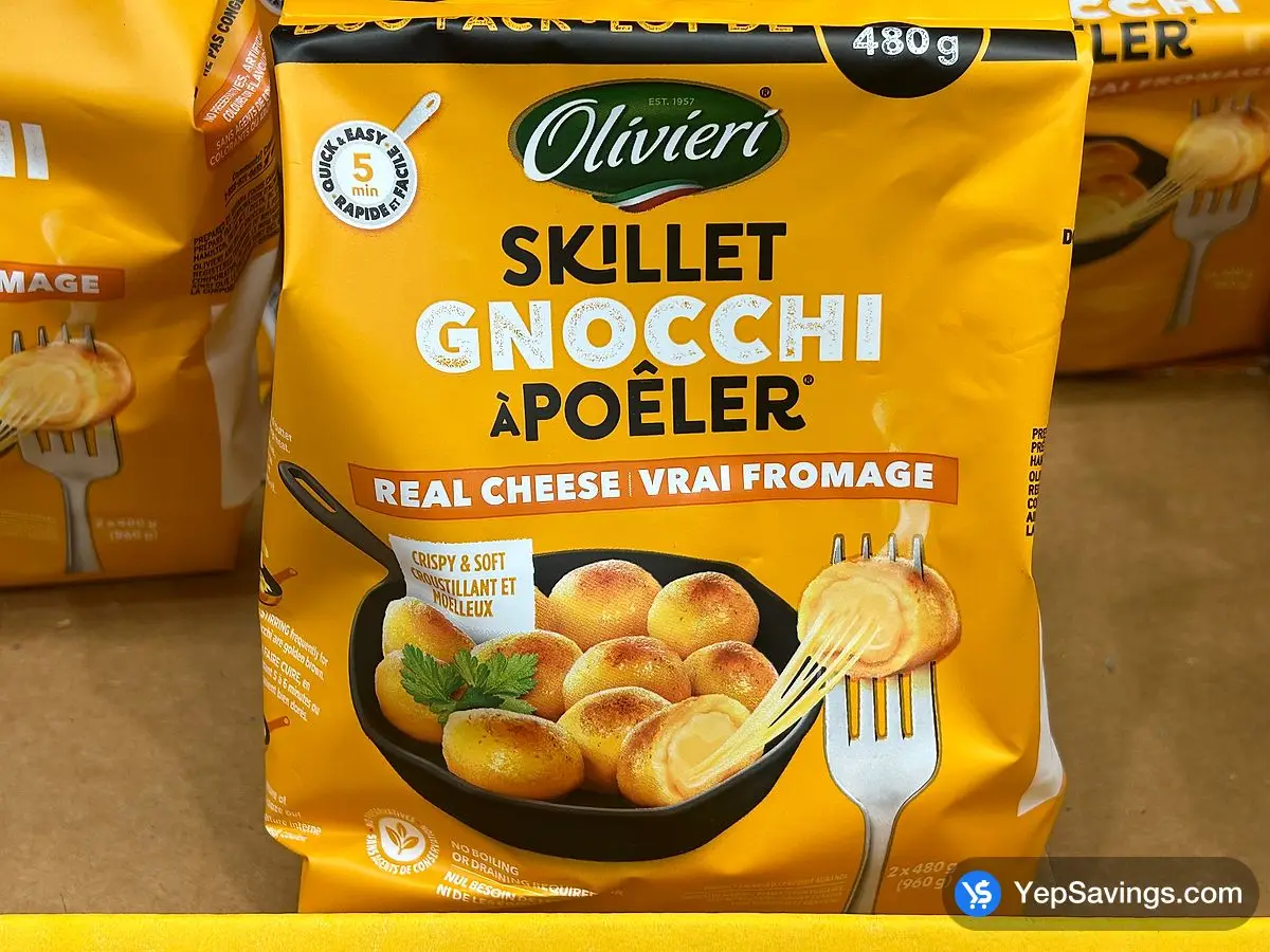 OLIVIERI SKILLET GNOCCHI 2 x 480 g ITM 2268256 at Costco