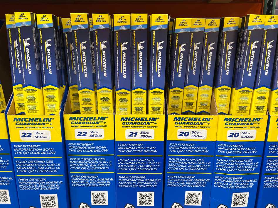 Costco MICHELIN GUARDIAN + BEAM WIPER BLADES * 14 " to 28 " - Canada (ITM 1680372)