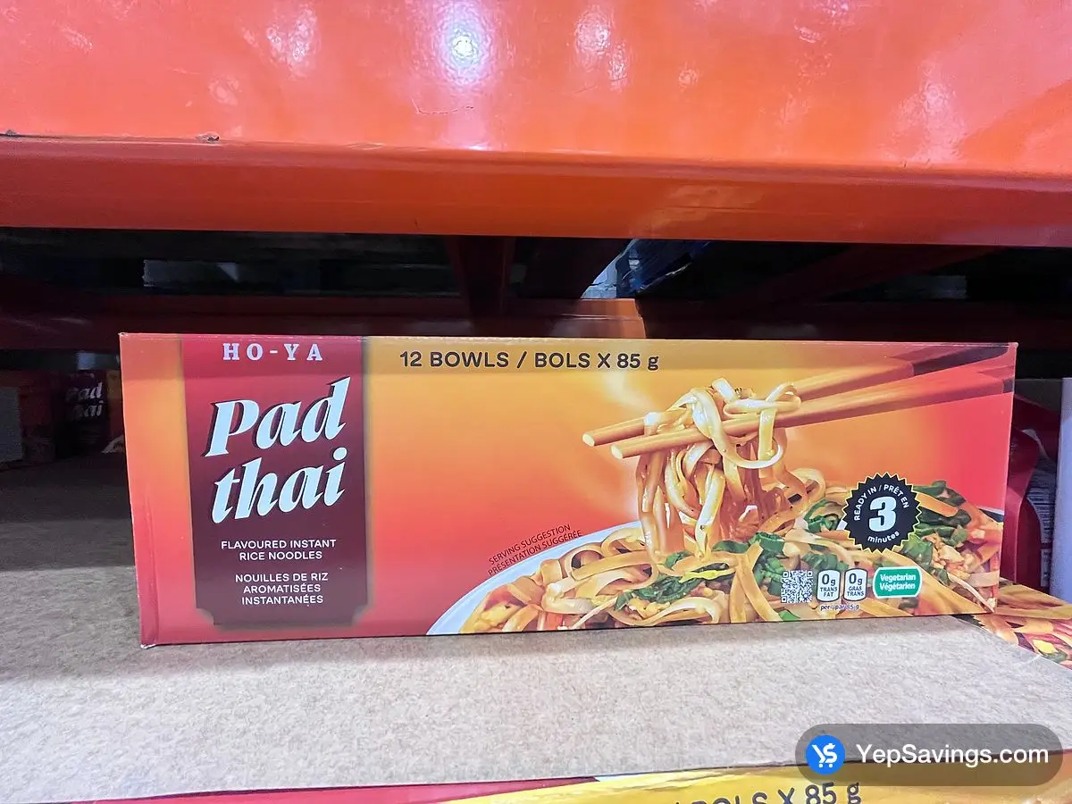 Costco HO - YA PAD THAI RICE NOODLES 12 x 80 g - Canada (ITM 1502935)