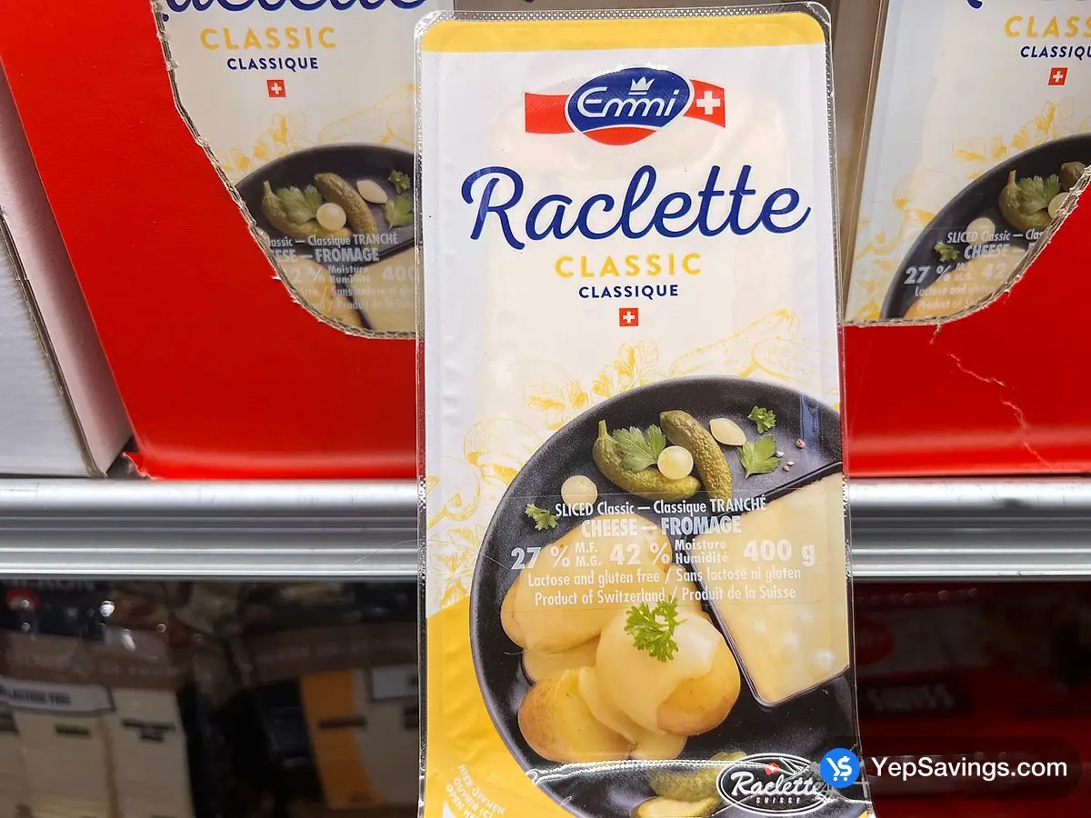 Costco EMMI SWISS RACLETTE 400 g - Canada (ITM 846009)