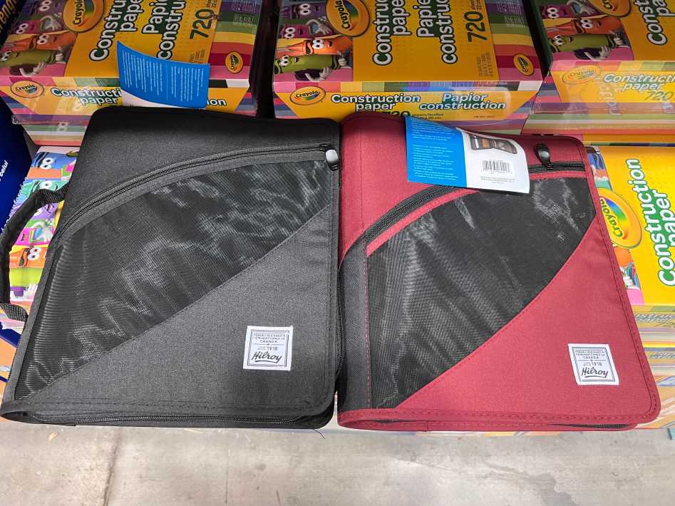 Costco HILROY 2" ZIPPER BINDER WITH PENCIL POUCH - Canada (ITM 4304982)