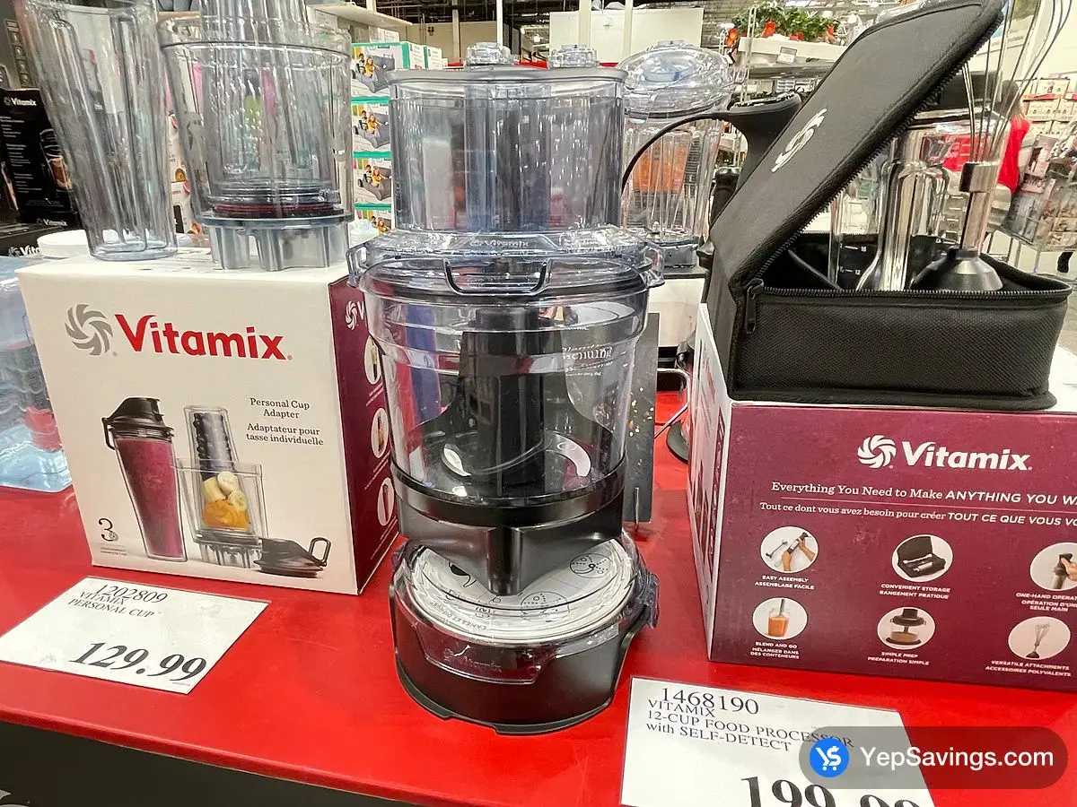 Costco VITAMIX 12 - CUP FOOD PROCESSOR with SELF - DETECT - Canada (ITM 1468190)