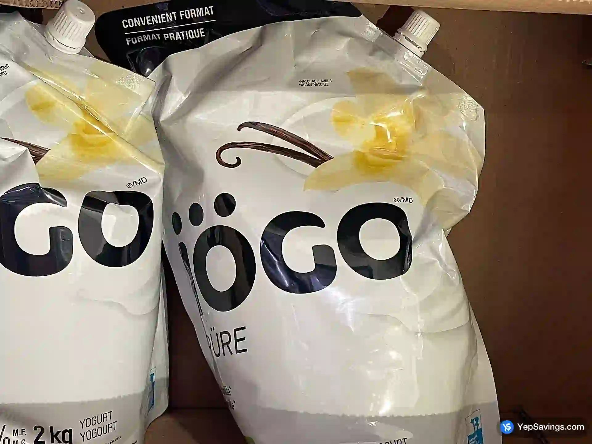 Costco IOGO PURE VANILLA YOGURT 2 kg - Canada (ITM 1355285)