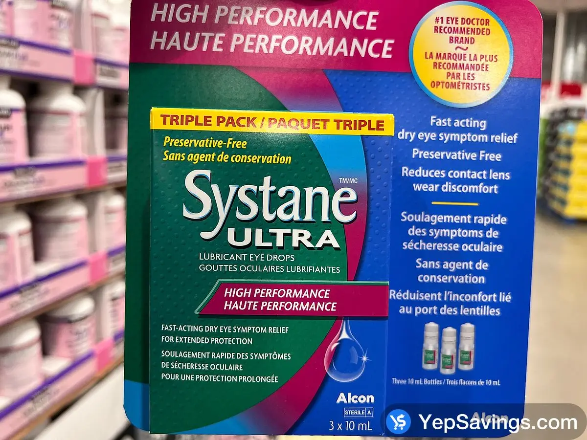 Costco SYSTANE ULTRA PRESERVATIVE FREE 3 X 10 ML - Canada (ITM 1700958)