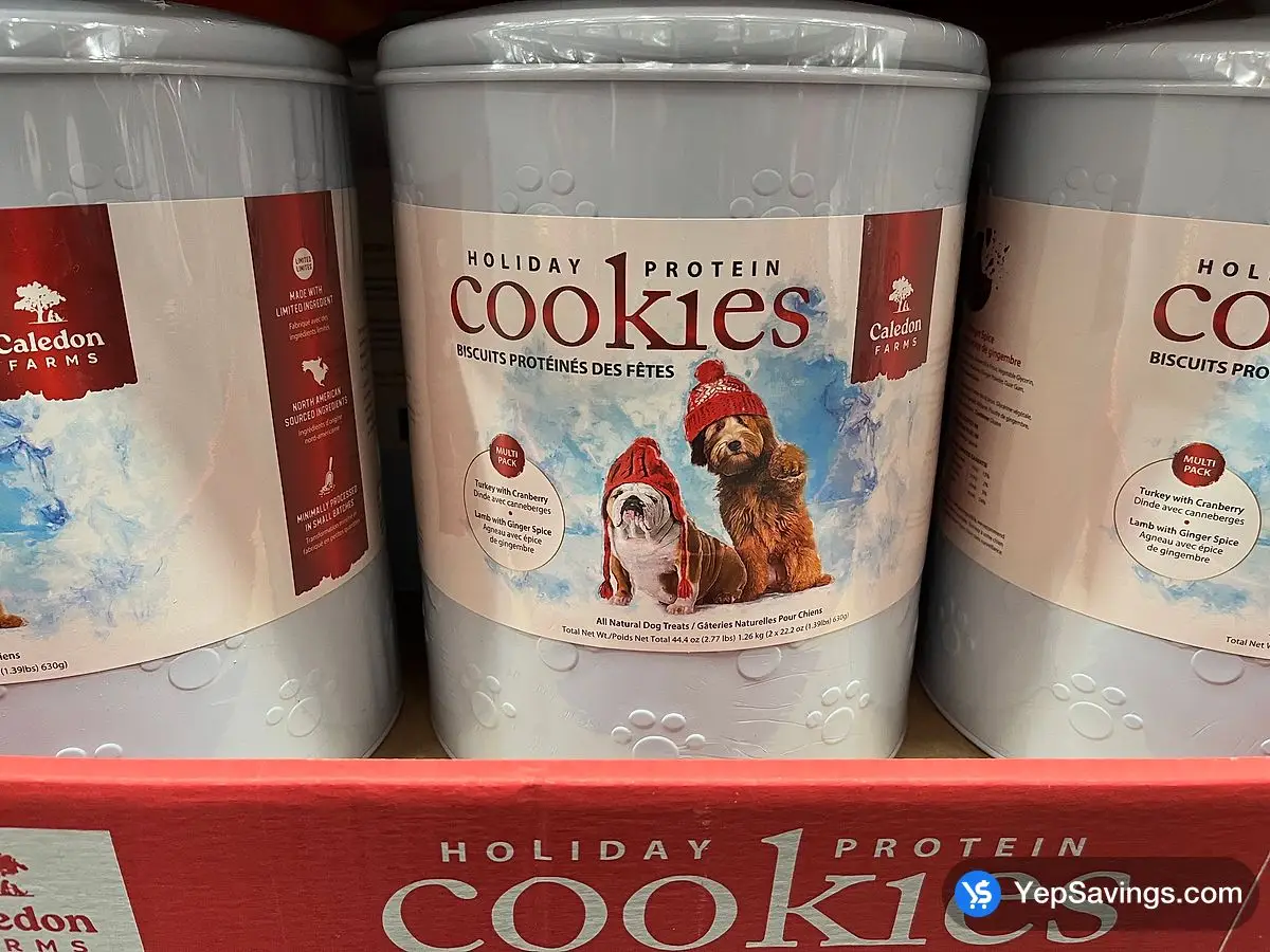 Costco CALEDON FARMS HOLIDAY COOKIE TIN 2 x 600 g - Canada (ITM 1849210)