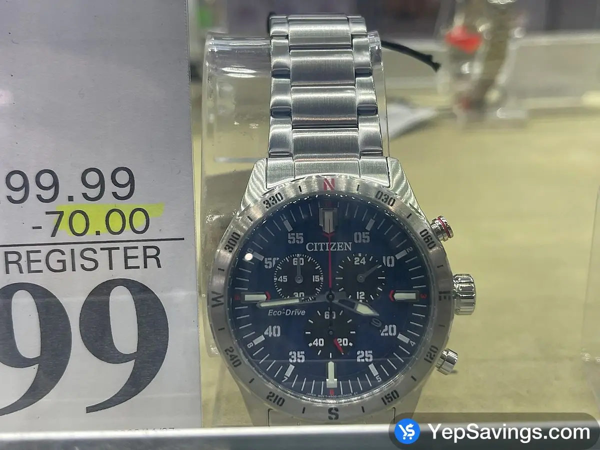 Citizen eco drive costco best sale