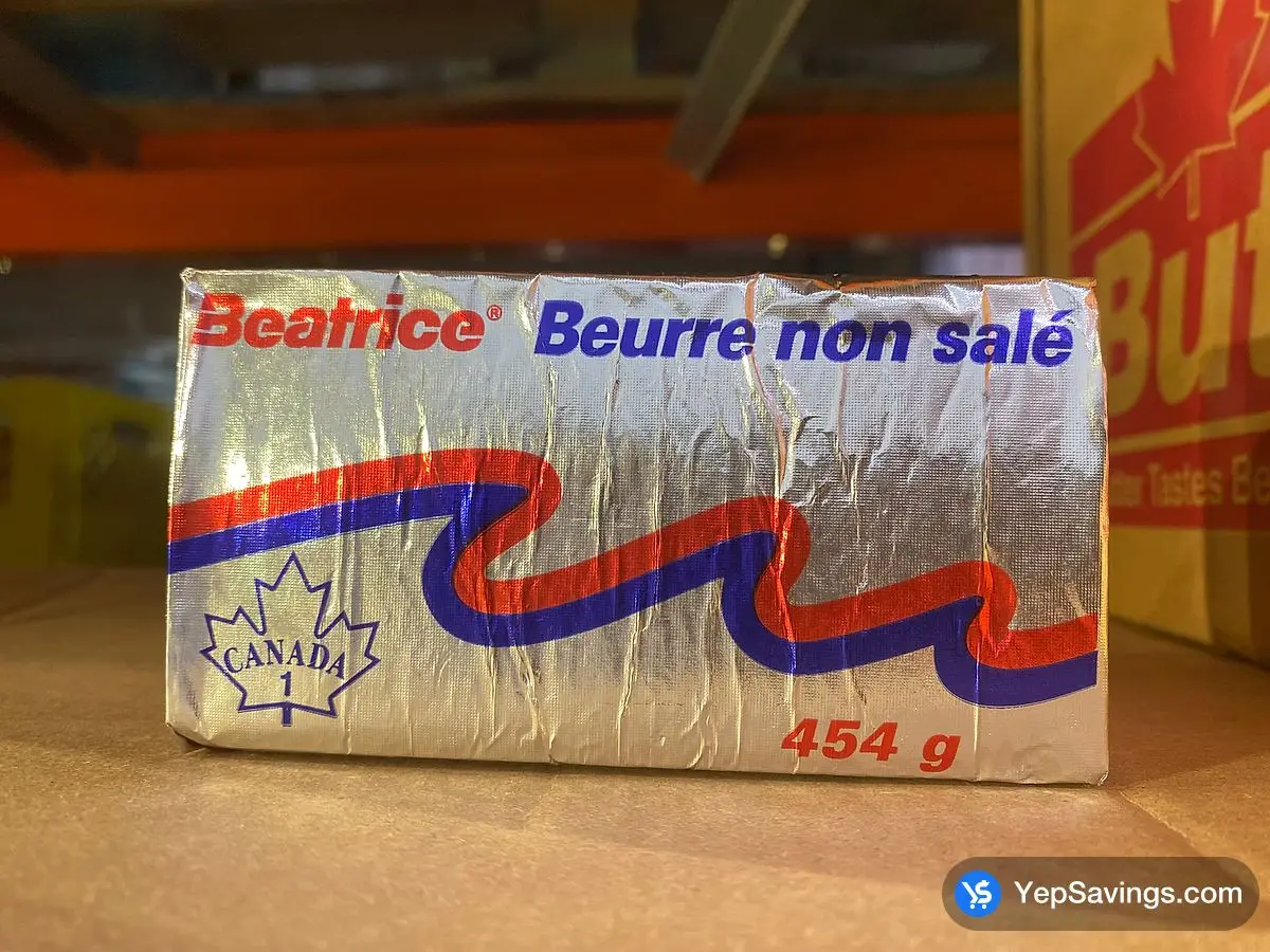 Costco BEATRICE UNSALTED BUTTER 454 g - Canada (ITM 1150)