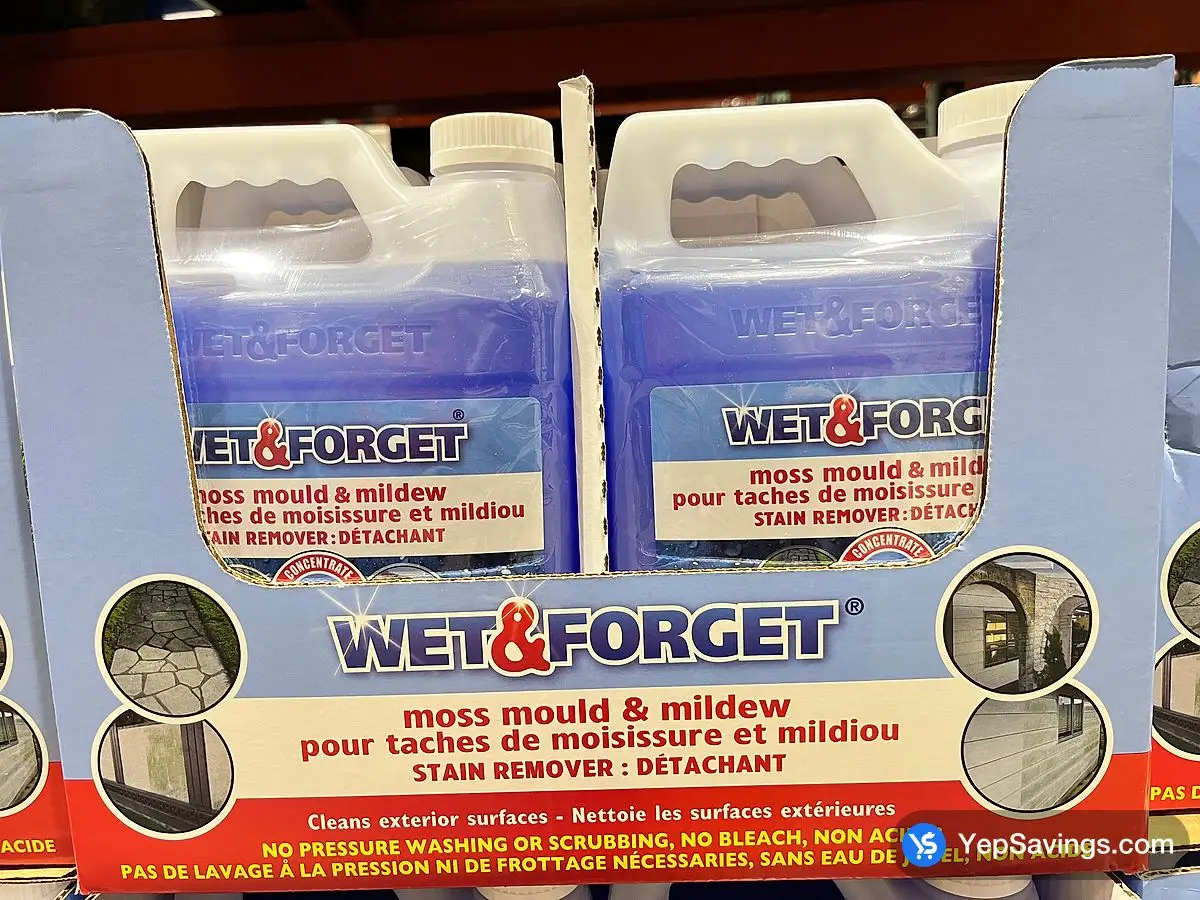 Costco WET & FORGET EXTERIOR CLEANER 2 X 2.84 LITRES - Canada (ITM 1112222)