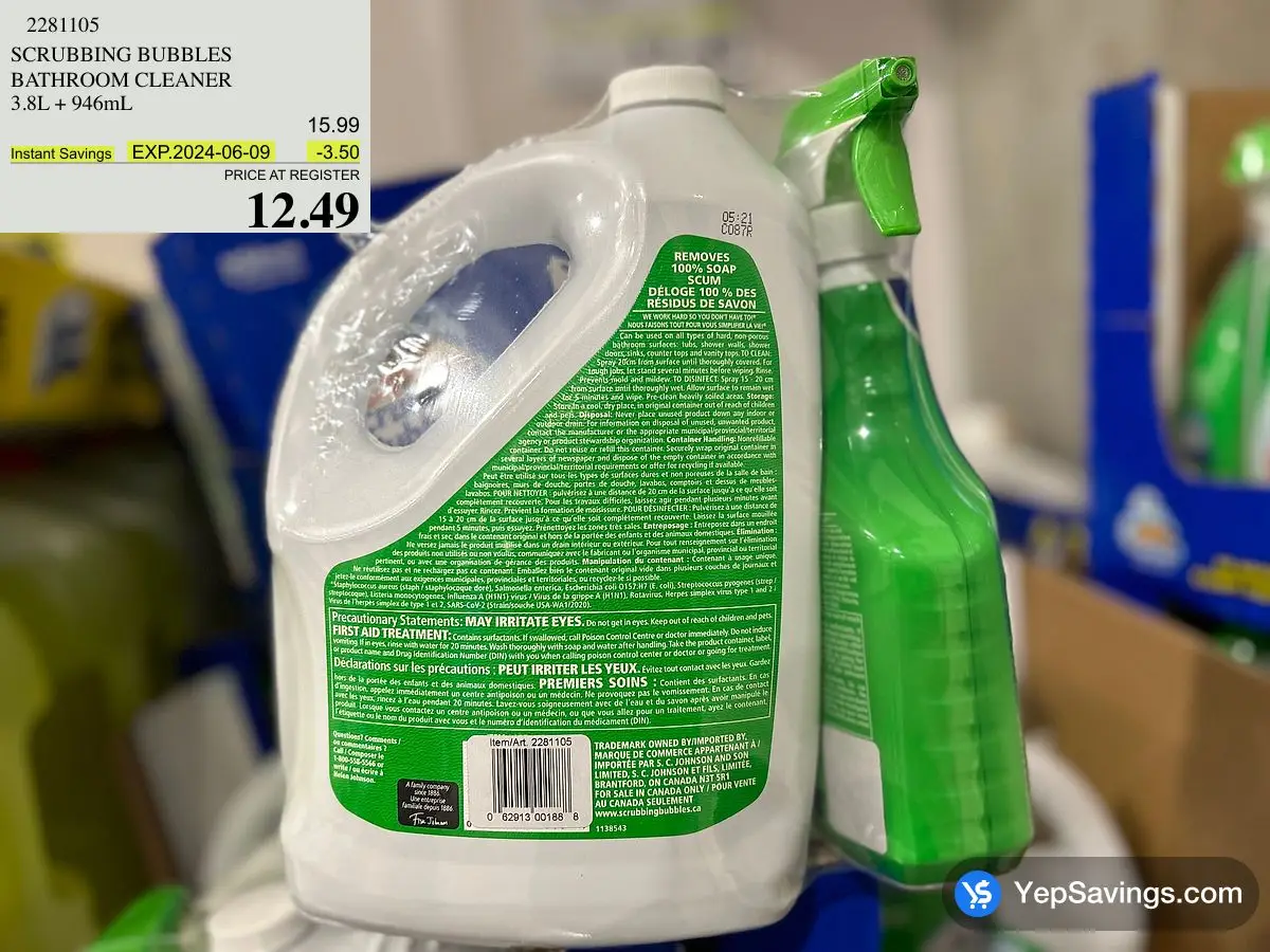 Scrubbing Bubbles Bathroom Cleaner Costco