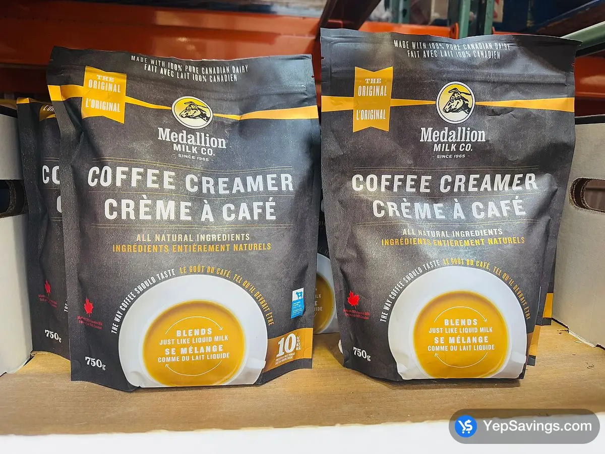 Costco MEDALLION MILK COFFEE CREAMER 750g - Canada (ITM 1882847)