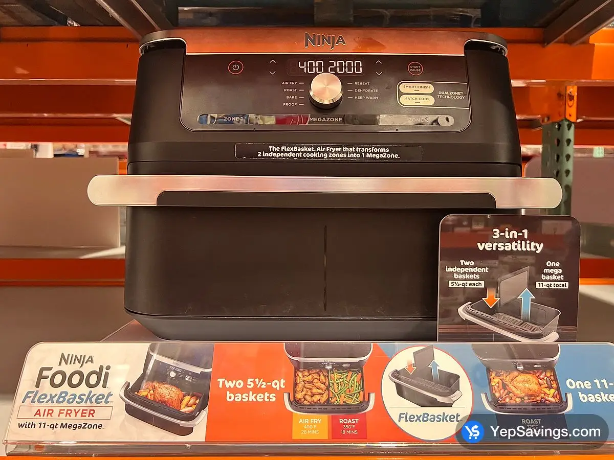 Costco NINJA MEGA ZONE AIR FRYER 11 QT . ( 10,41 L ) - Canada (ITM 5554414)