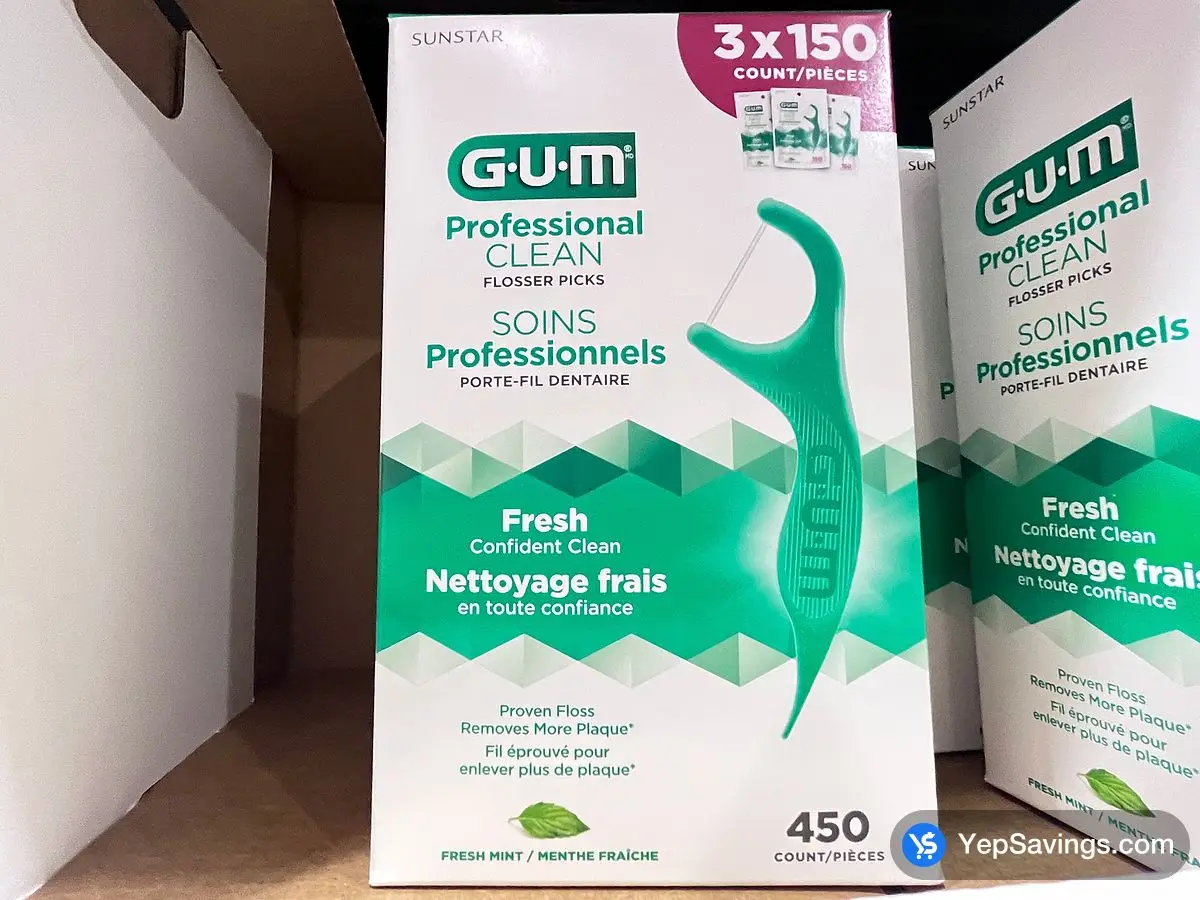 Costco G - U - M FLOSSER PICKS 450 CT - Canada (ITM 1784193)