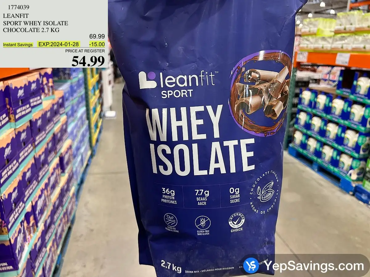 LEANFIT SPORT WHEY ISOLATE™ Chocolate 916g