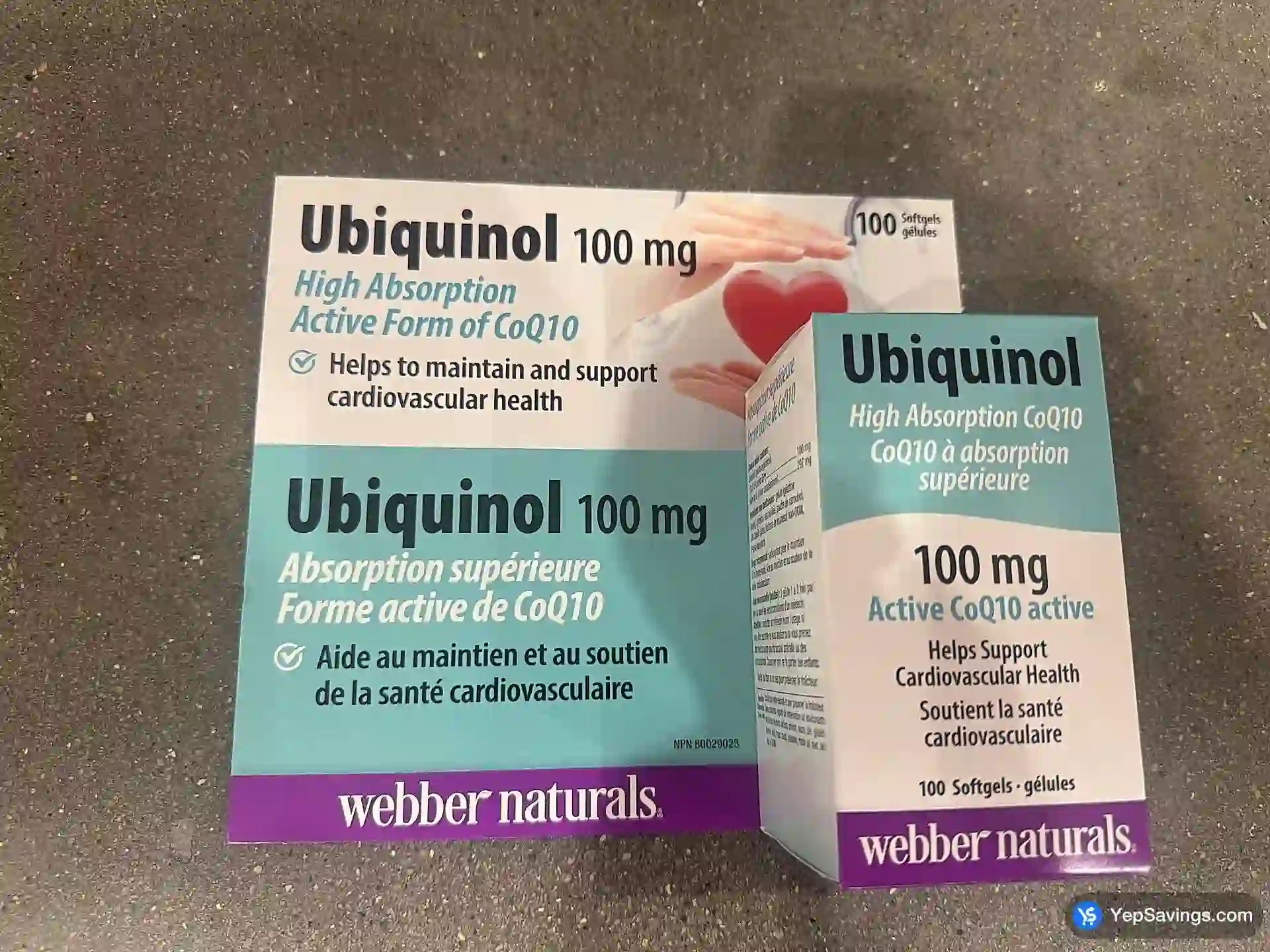 Costco WEBBER NATURALS UBIQUINOL 100 MG 100 SOFTGELS - Canada (ITM 344527)