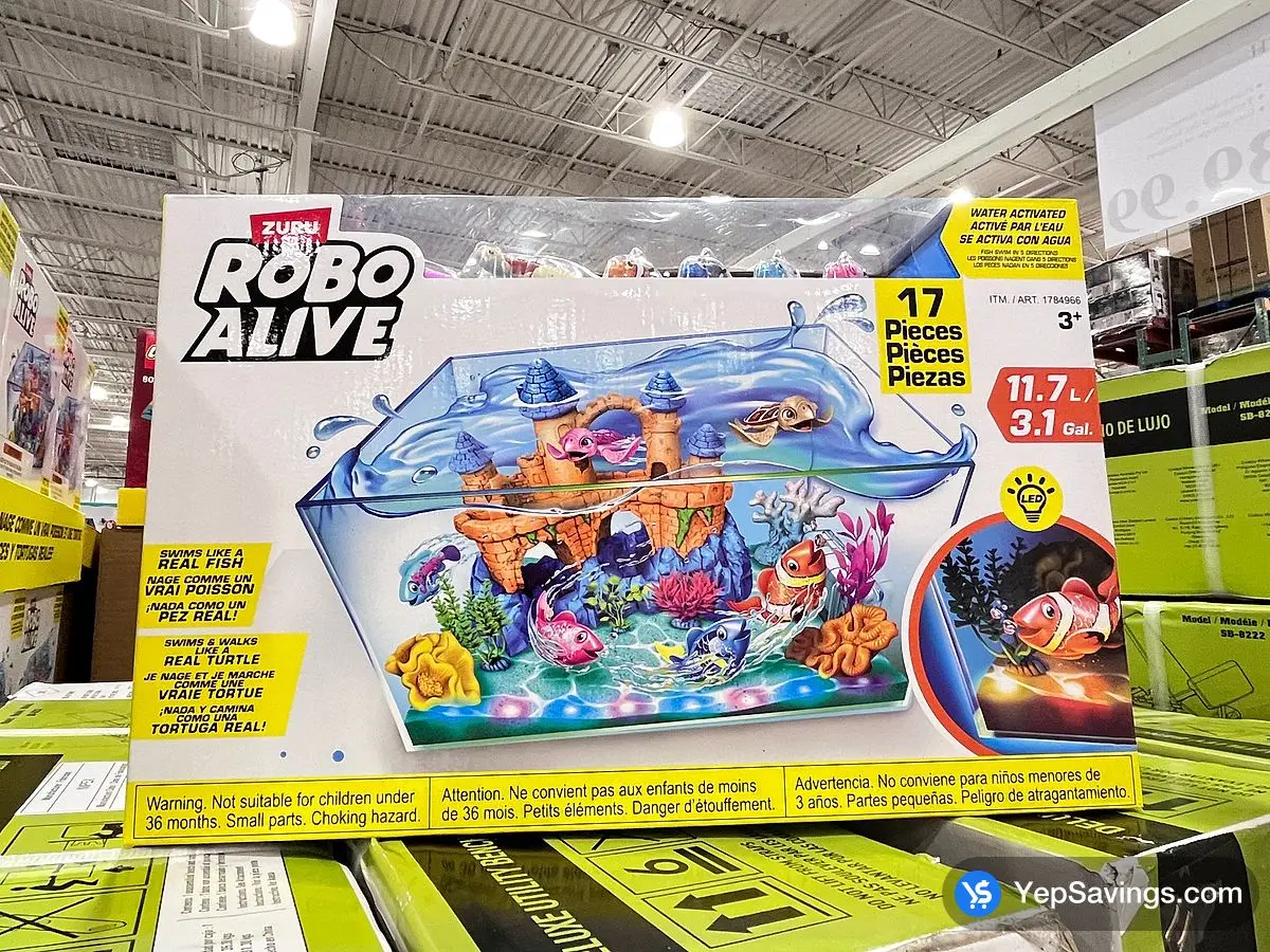 Costco ZURU ROBO ALIVE LIGHT UP AQUARIUM SET - Canada (ITM 1784966)