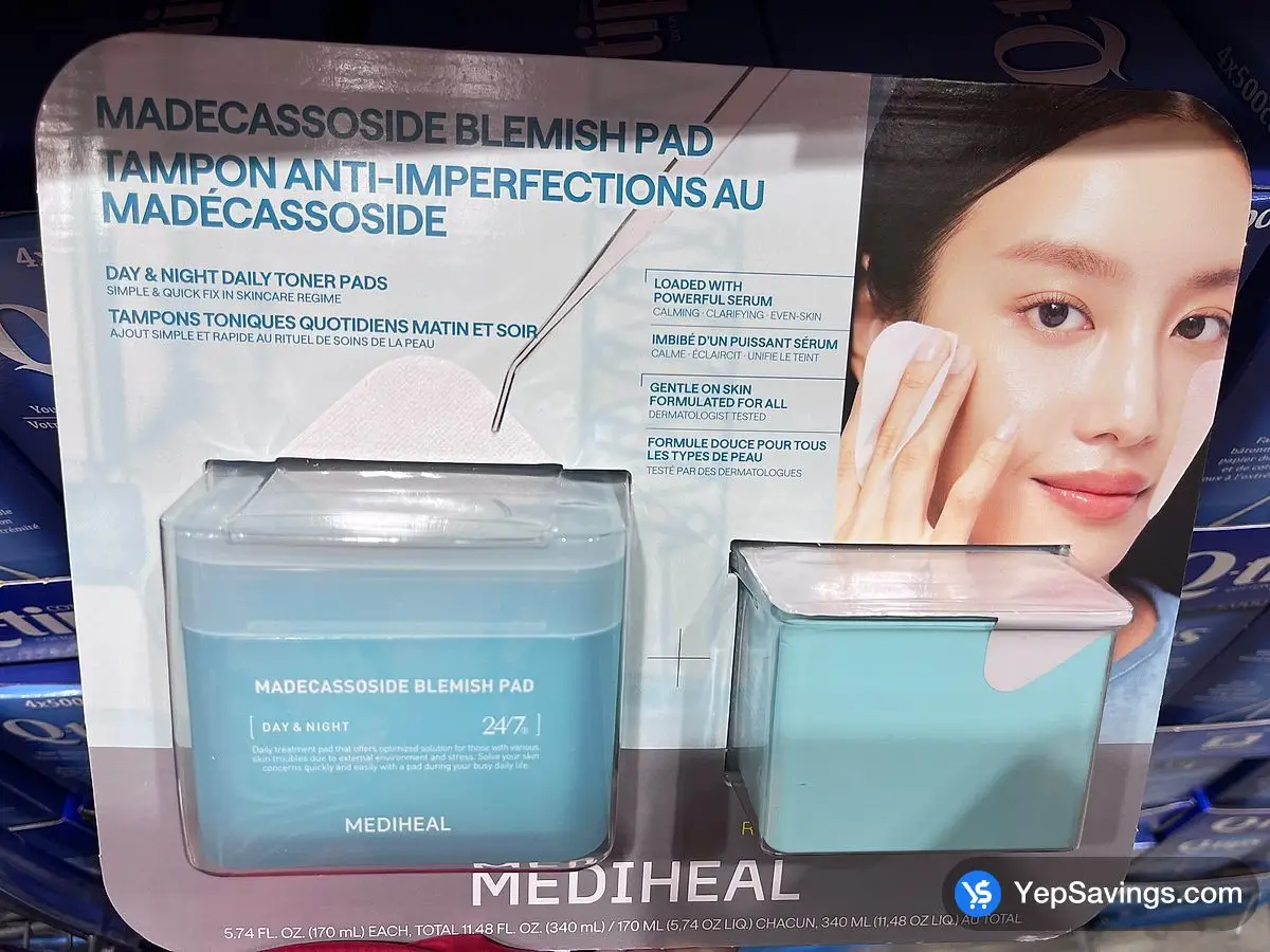 Costco MEDIHEAL MADECASSOSIDE PAD SET 200 pads - Canada (ITM 1869691)