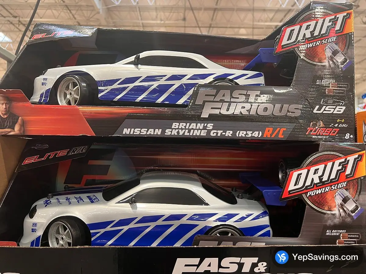 Costco FAST & FURIOUS DRIFT R/C NISSAN SKYLINE - Canada (ITM 2400333)