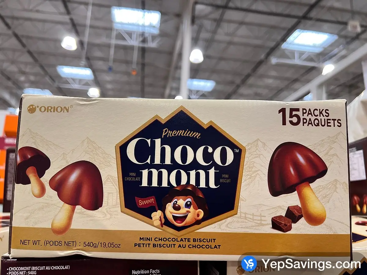 Costco ORION CHOCO MONT BISCUIT 15 x 36 g - Canada (ITM 1753841)