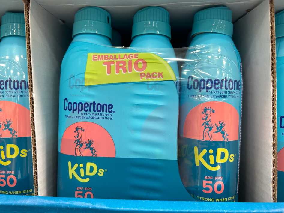 Costco COPPERTONE KIDS SPRAY SUNSCREEN SPF 50 3 x 222 mL - Canada (ITM 1489433)