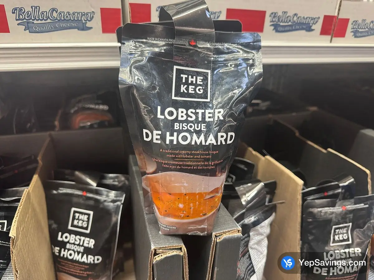 THE KEG LOBSTER BISQUE 2 x 560 ml ITM 1794110 at Costco