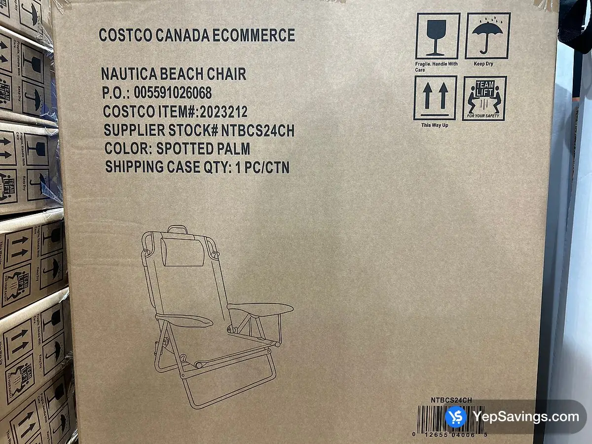 Costco NAUTICA BEACH CHAIR - Canada (ITM 2023212)