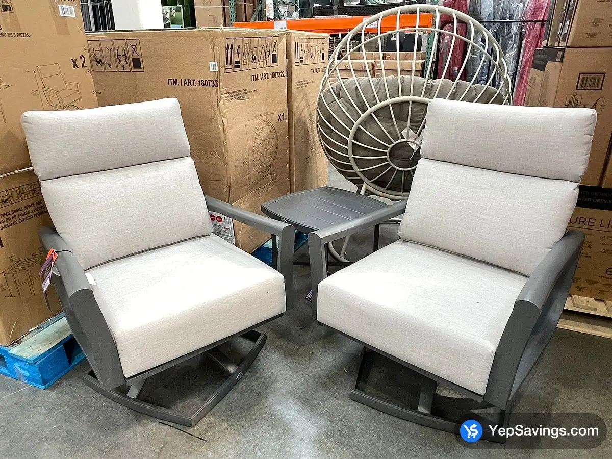 Costco BARCALOUNGER 3 PIECE SEATING SET SWIVEL CHAIRS - Canada (ITM 1008451)