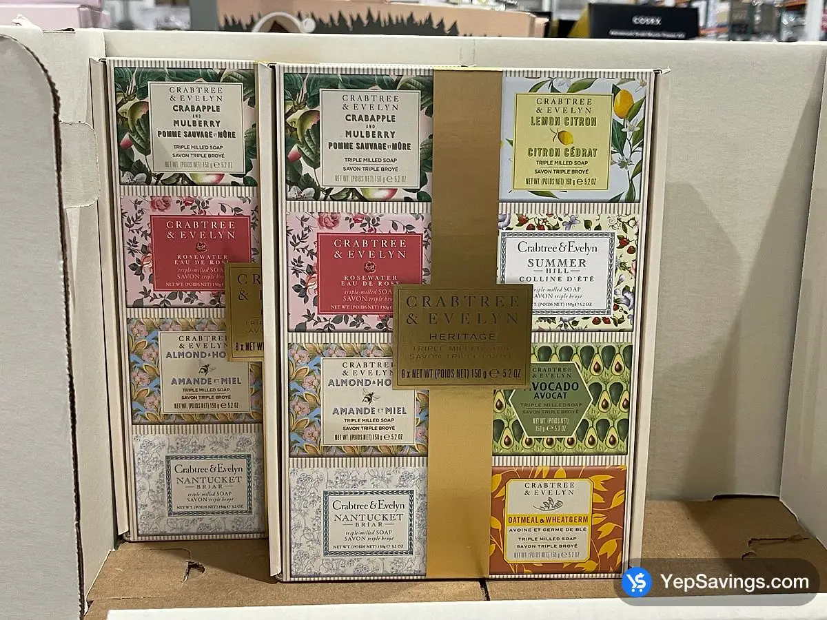 Costco 1835825 CRABTREE & EVELYN SET OF BAR SOAP - Canada (ITM 1835825)