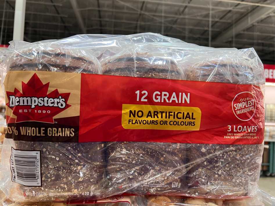 DEMPSTER'S WHOLEGRAINS 12 GRAINS 3 x 620 g ITM 1274091 at Costco