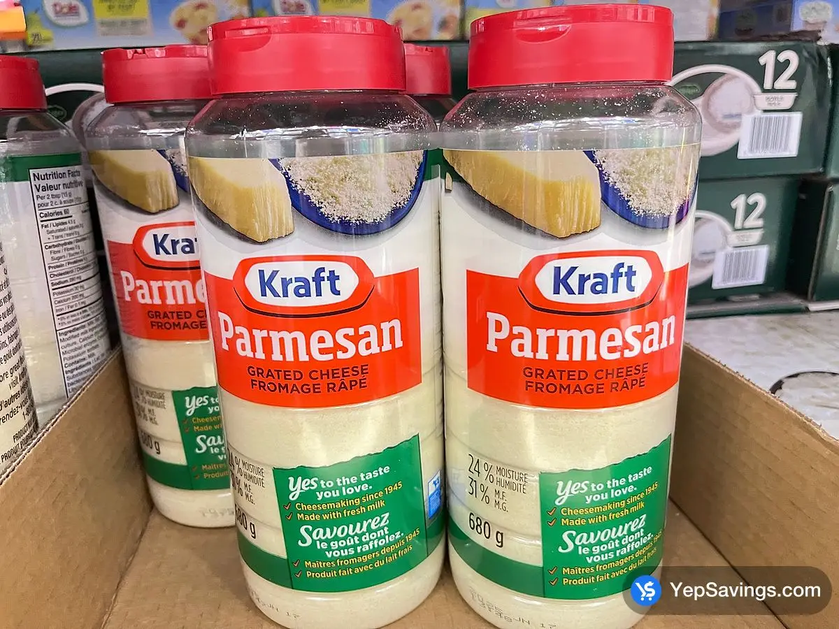 KRAFT PARMESAN CHEESE 680 g ITM 766951 at Costco