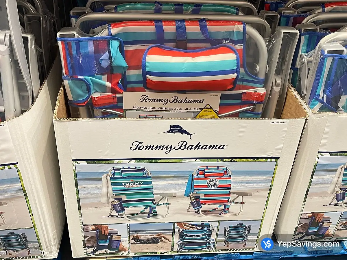 Costco TOMMY BAHAMA BACKPACK BEACH CHAIR - Canada (ITM 1819490)