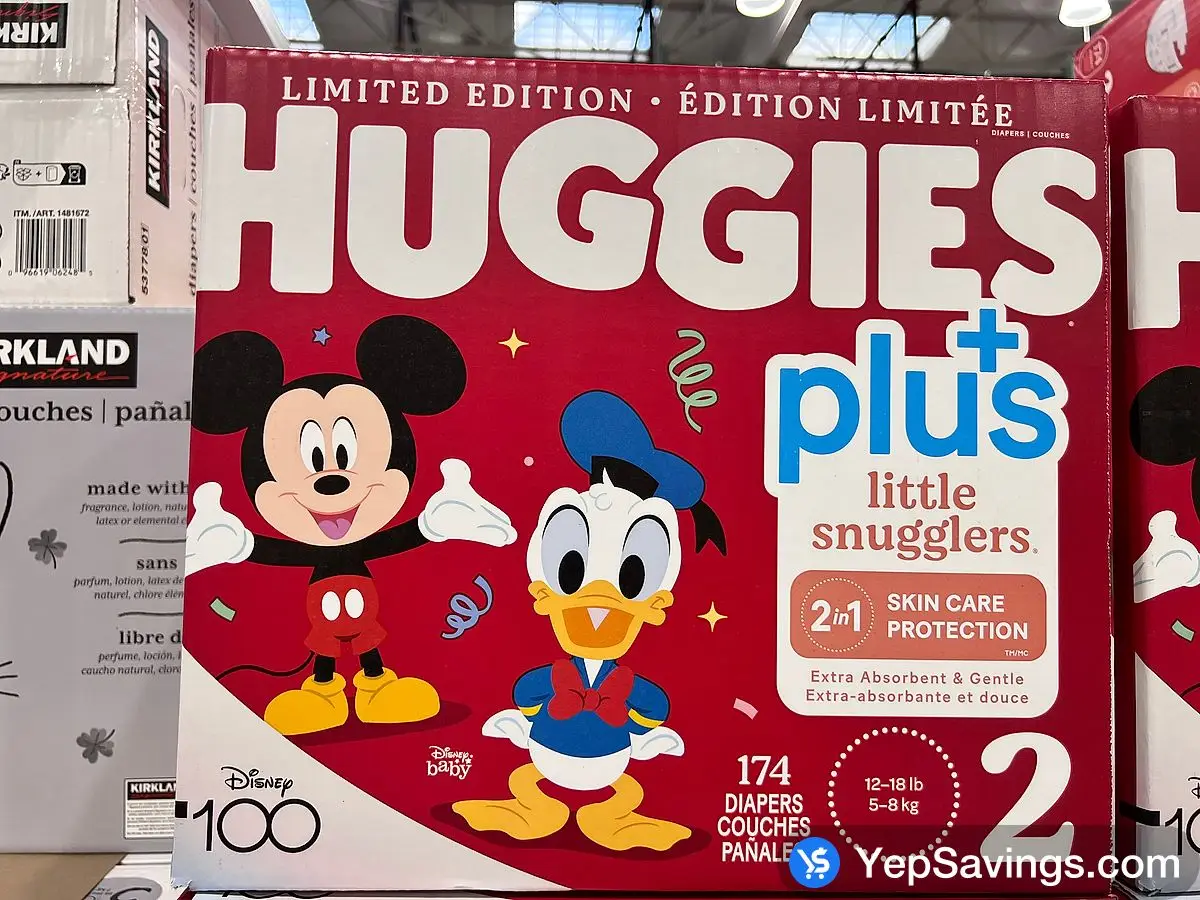 HUGGIES LITTLE SNUGGLE SIZE 2 DIAPERS PACK OF 174 ITM 955486 at Costco
