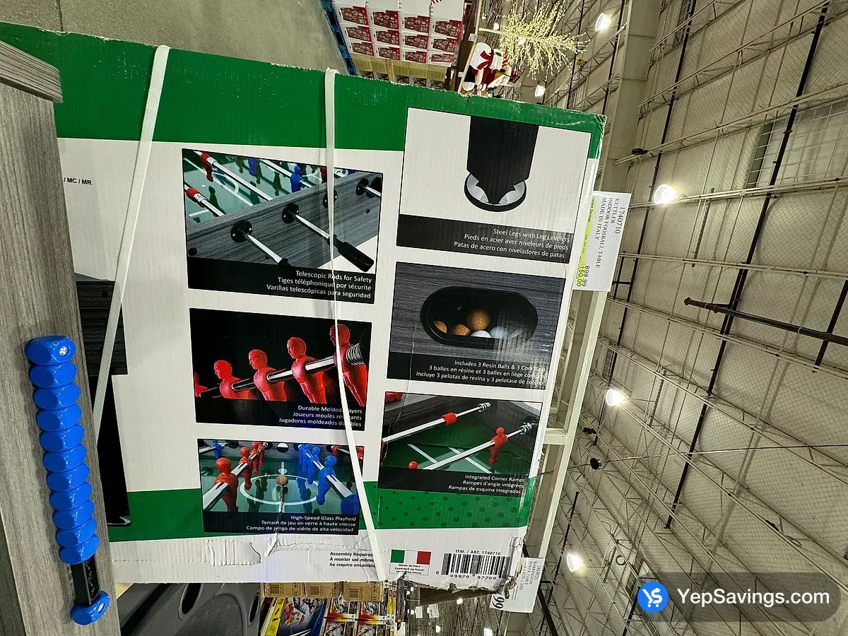 Costco KETTLER INDOOR FOOSBALL TABLE MADE IN ITALY - Canada (ITM 1740710)