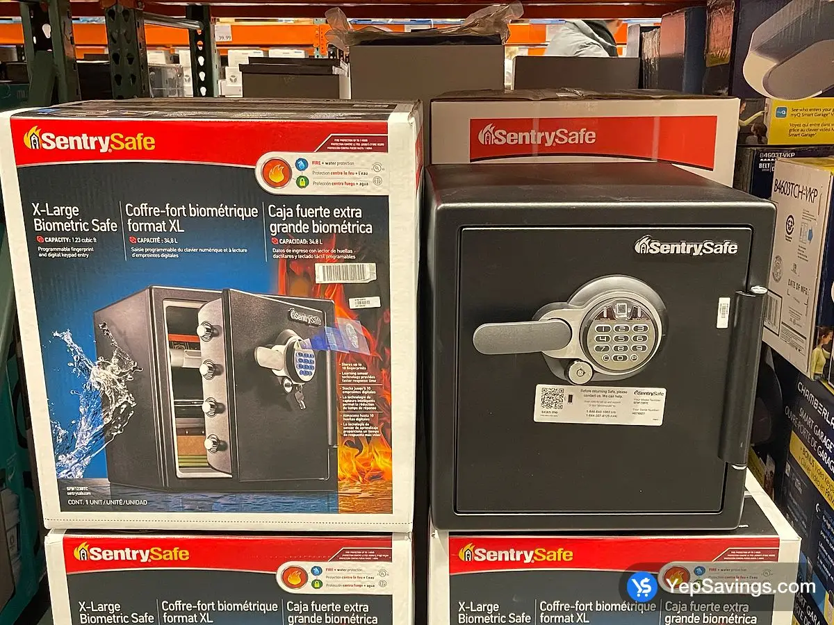 Costco SENTRYSAFE BIOMETRIC DIGITAL SAFE 1.23 CU.FT. - Canada (ITM 1372221)
