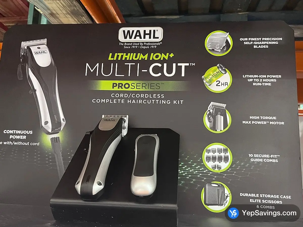 WAHL DELUXE HAIRCUTTING KIT CORDED / CORDLESS ITM 2767676 at Costco