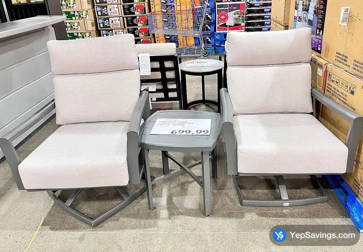 Costco BARCALOUNGER 3 PIECE SEATING SET SWIVEL CHAIRS - Canada (ITM 1008451)