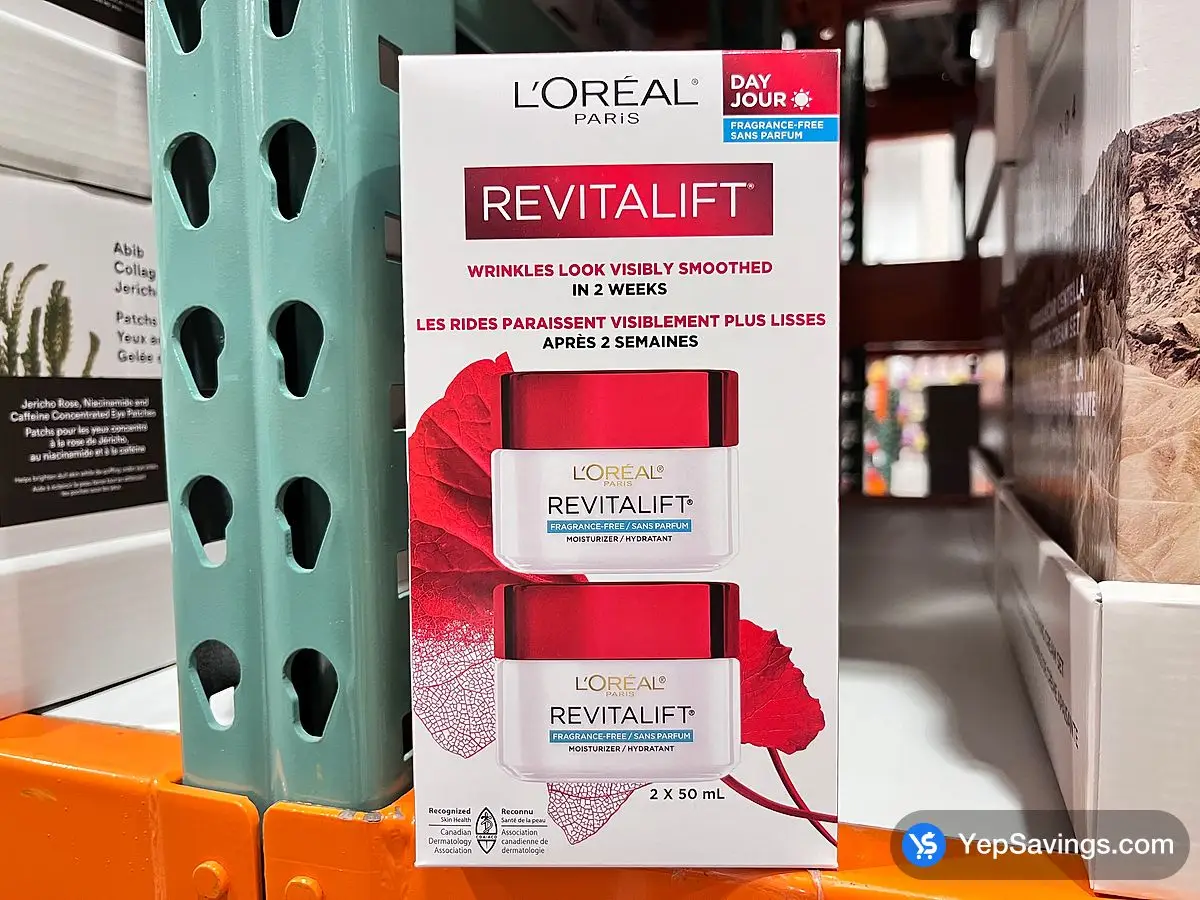 Costco L'ORÉAL REVITALIFT DAY CREAM 2 x 50 mL - Canada (ITM 1815644)