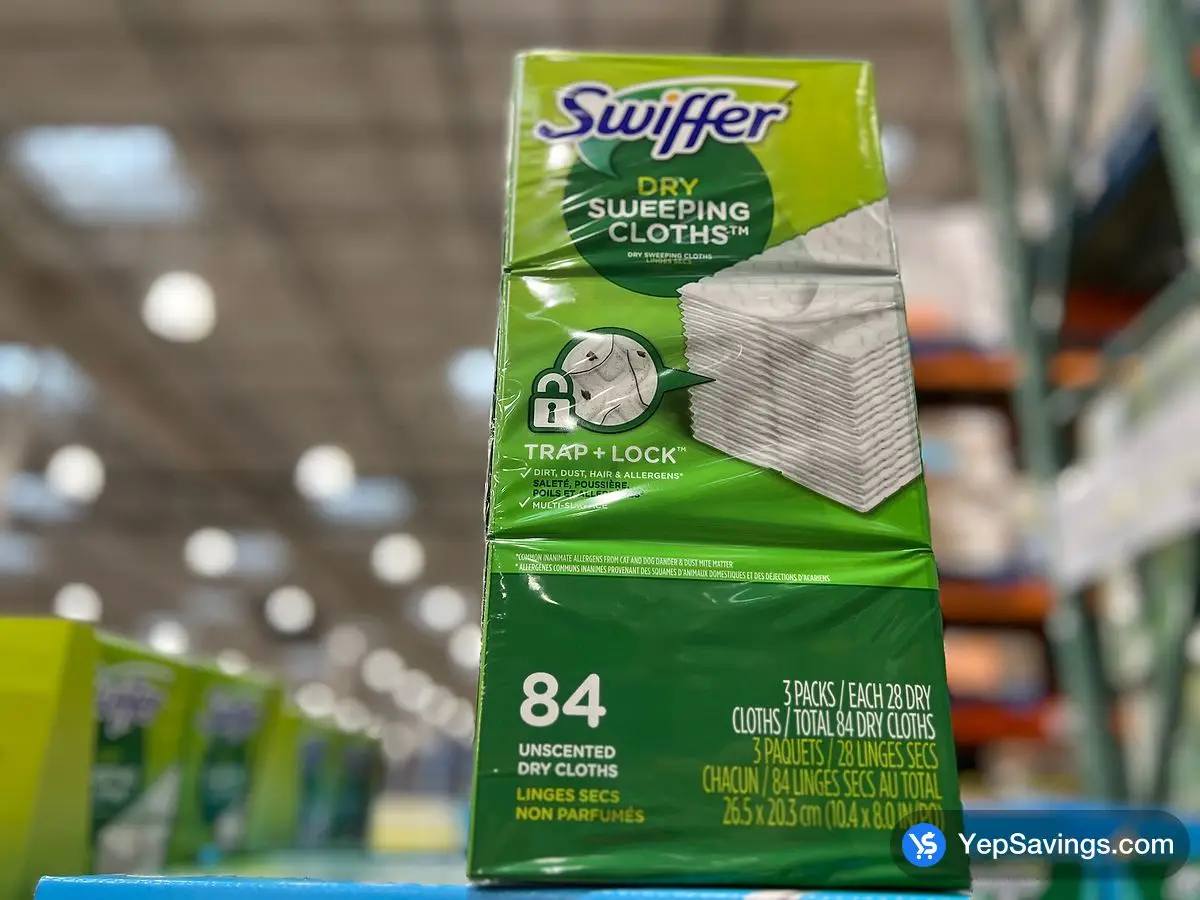 Costco SWIFFER SWEEPER DRY CLOTHS PACK OF 84 - Canada (ITM 3380444)