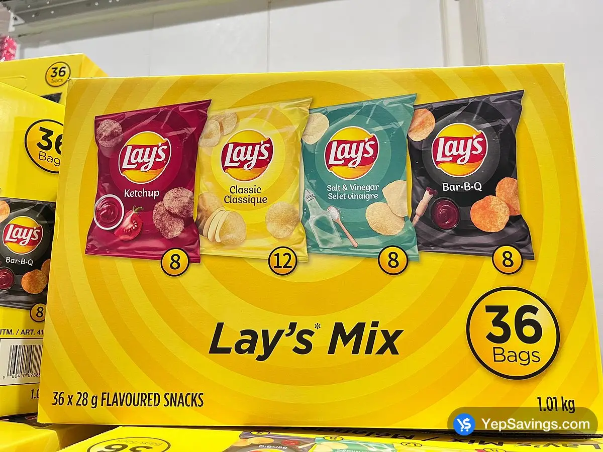 Costco FRITO LAY VARIETY PACK 54 x 28 g - Canada (ITM 2118631)