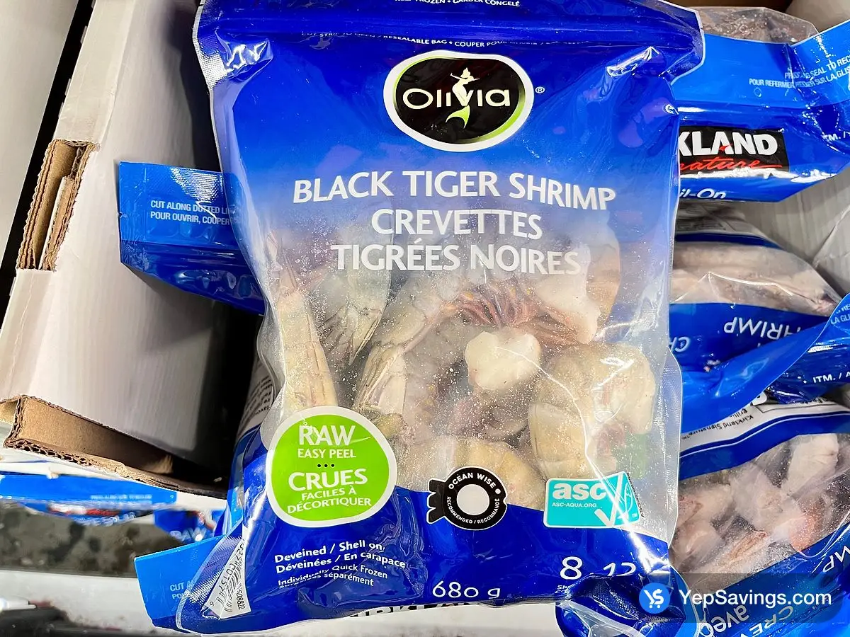 Costco OLIVIA BLACK TIGER 8/12 680 g - Canada (ITM 5508822)
