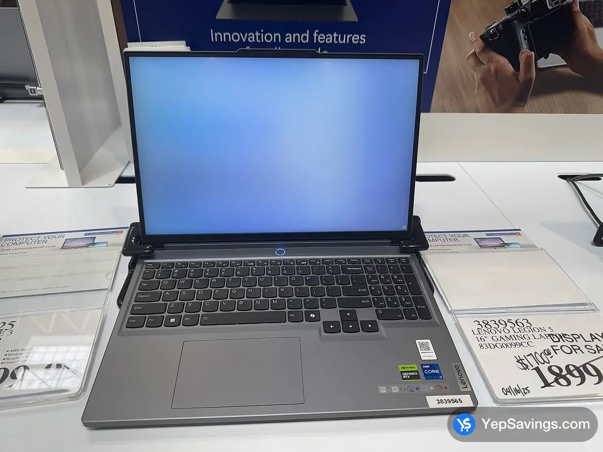 Costco LENOVO LEGION 5 16 " GAMING LAPTOP 83DG0099CC - Canada (ITM 3839563)