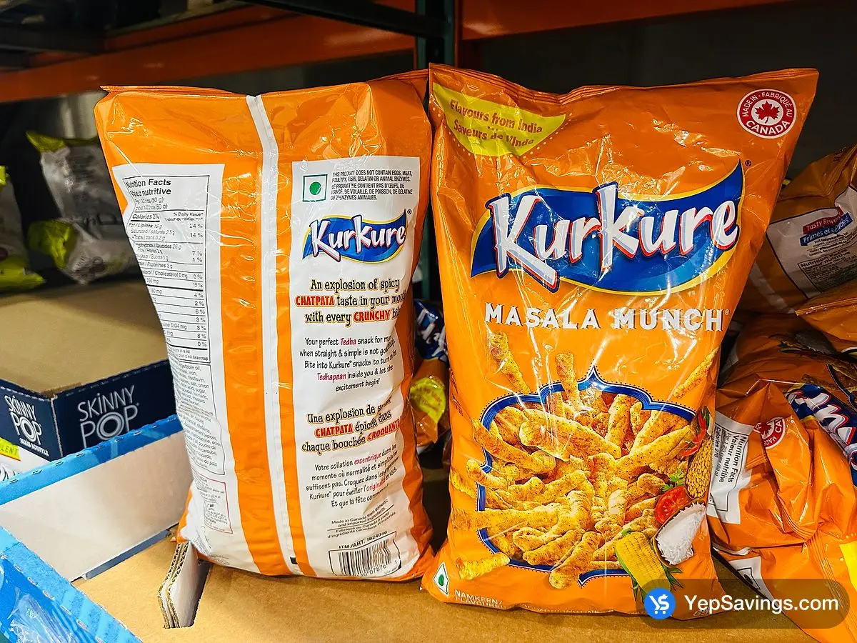 Costco FRITO LAY KURKURE MASALA MUNCH 650g - Canada (ITM 1824046)